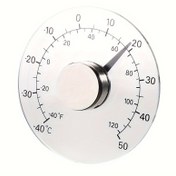 Resim 1 adet Kapalı Açık Pencere Termometresi, Şeffaf Kadran, Hava Termometresi, Doğru Okumalar, Pil Gerektirmez, Elektrik Olmadan Kullanım, Ev, Ofis, Patio için 