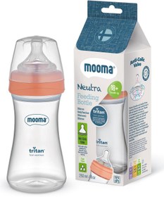 Resim Mooma Biberon 250 Ml +18 Hızlı Akış - Kırmızı - Mercan / Standart 