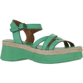 Resim Bueno Shoes Yeşil Koyu Deri Kadın Düz Sandalet 01WY8203 01WY8203 