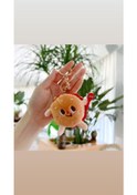 Resim Piraye Gift Hamburger Peluş Anahtarlık 