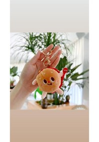 Resim Piraye Gift Hamburger Peluş Anahtarlık 