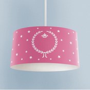 Resim BAMBAŞKA MODA BEBEK VE ÇOCUK ODASI Pembe Başak Desenli Avize 