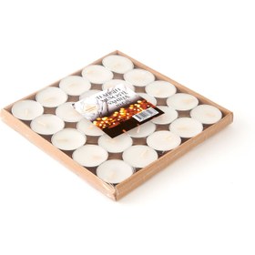 Resim Hemdem Candle Dekoratif 25'li Tealight Mum - Vanilya Kokulu 