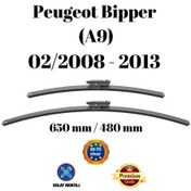 Resim Peugeot Bipper A9 2008 2009 2010 2011 2012 2013 Uyumlu Ön Cam Silecek Süpürgesi Takımı 650/480mm Silbak Sb2619d 