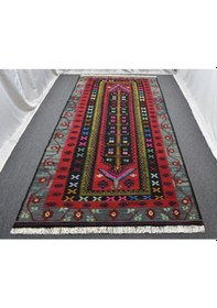 Resim Zehra Abla Halı Yeni El Dokuma 6m2 Karabağ Yün Kilim 6373 
