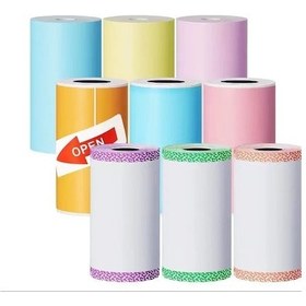 Resim Reedark Renkli Termal Yazıcı Kağıdı 57x30mm - 9 Rulo Set, Ofis Kullanımı İçin Pratik Ve Dayanıklı 