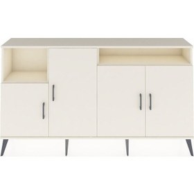 Resim Arges Konsol 5 Raflı 4 Kapaklı 176x30x99 Aytaşı-aytaşı Aytası - Aytası 