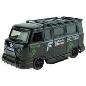 Resim Oyuncak Minibüs Işıklı Sesli Duman Çıkaran Sürtmeli Minibüs Siyah 