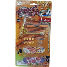 Resim Lisinya Parmak Kaykay - Skate Board - Paten ve Scooter Oyun Seti - 012-13 - Turuncu (Lisinya) 