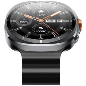 Resim Bix TSW2 1.43 Inç Siyah AMOLED Ekran Bluetooth 5.3 Telefon Görüşme iOS & Android Uyumlu Metal Akıllı Saa 