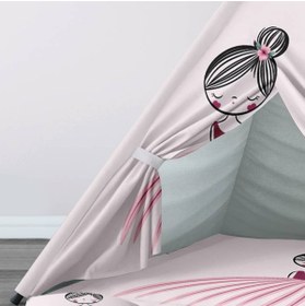 Resim instababyrooms Çocuk Oyun Çadırı Balerin kız Dijital Baskılı 