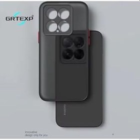 Resim Mi 14T Pro Kılıf Mat Parmak izi Yapmaz Kamera Korumalı Renkli Tuşlu Sert Silikon Kapak 