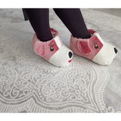 Resim Köpek Figürlü Kaymaz Taban Peluş Panduf kp01-kg01-kb01-ks01 