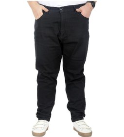 Resim Mode Xl Büyük Beden Erkek Gabardin Pantolon 5 Cep Doğa Classic 22920 Siyah 001 