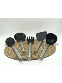 Resim İly Silikon Siyah 5'li Mutfak Seti 