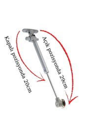 Resim Hafele Frenli Gazlı Piston Amartisör 100 N 2 Li Paket 