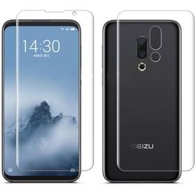 Resim Meizu M8 Ön-Arka Darbe Emici HD Ekran Koruyucu Kaplama 
