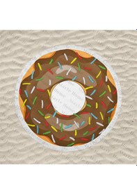 Resim Marte Home Donut - Yuvarlak Püsküllü Plaj Havlusu-Değer 1-Değer 2 