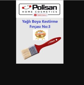 Resim Polisan Kestirme Fırça No: 3 -yağlı Boya Ve Su Bazlı Boyalar Için 