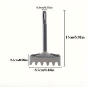 Resim 1 Adet 86 Kare Delik Açma Aleti - Dişli Dişli ve Çift Kırık Taş Delikleri, Karbon Çelik Bıçak & Kaymaz Saplı, Ev Sahipleri, Elektrikçiler, DIY Projeleri için Uygun, Modern Manuel Araç, Sağlam Yapı, Verimli Tasarım 