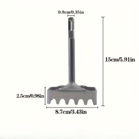 Resim 1 Adet 86 Kare Delik Açma Aleti - Dişli Dişli ve Çift Kırık Taş Delikleri, Karbon Çelik Bıçak & Kaymaz Saplı, Ev Sahipleri, Elektrikçiler, DIY Projeleri için Uygun, Modern Manuel Araç, Sağlam Yapı, Verimli Tasarım 