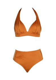 Resim Endeep Beria Kadın Yarım Dolgulu Turuncu Bikini Takımı Turuncu 