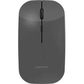 Resim Polosmart PSWM15 Hibrit Bluetooth & Wireless Pilli Kablosuz Mouse Koyu Gri 