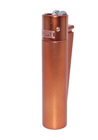 Resim Clipper Özel Kutusunda Metal Çakmak - Koyu Rose Gold Mat Brushed Dark Rose Gold Rose 