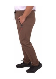 Resim Moc Grande Mocgrande Büyük Beden Classic Eşofman Altı Fermuarlı Cep 22500 Taba-Taba 
