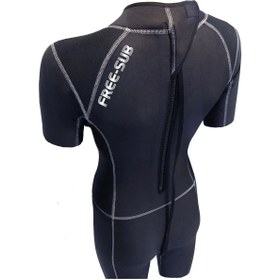 Resim Free-Sub 3mm Typhoon Kadın Shorty Dalış Elbisesi - M 