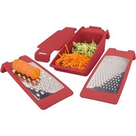 Resim Aryıldız Çok Amaçlı Rende 4 Parça Kırmızı 