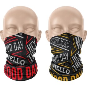 Resim Dair Aksesuar 2'li Set Boyunluk Erkek Boyunluk Kadın Boyunluk Motosiklet Boyunluk Maske Balaklava Outdoor Maske 