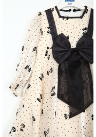 Resim Xo Kids Kız Çocuk Elbise 3-7 Yaş 2558 Siyah 