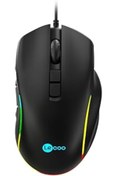 Resim NZM TİCARET Lecoo Ms140 Kablolu 6400Dpi 10 Makro Tuşlu Rgb Led Aydınlatmalı Gaming Optik Mouse Siyah 
