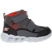 Resim Skechers 401504N Ccbk Magna-Lights Gri - Siyah Erkek Çocuk Bot 