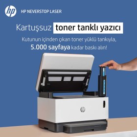 Resim HP NEVERSTOP 1200N 5HG87A MONO ÇOK FONKSİYONLU LAZER YAZICI 