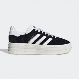 Resim Adidas Gazelle Bold Kadın Siyah Spor Ayakkabı Düz Hq6912 Siyah 