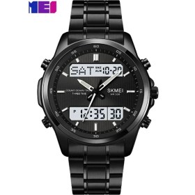 Resim Skmei 2049 Black Dijital Analo Klas Erkek Kol Saati 