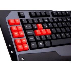 Resim Rampage DLK-5110 Usb Kablolu Multimedya Makrolu Gaming Q Klavye 