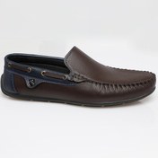 Resim zincirport Erkek Kahve Lacivert Rog Loafer Ayakkabı 