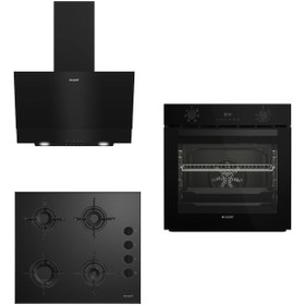 Resim Arçelik Black Star Ankastre Set ( Afc 330 S - Ocd 601 (651-2) - Ade 605 S ) 