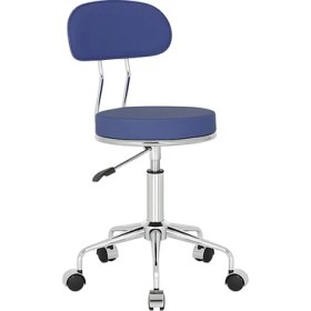 Resim Bluetick Arena Küçük Arkalıklı Tekerlekli Tabure BLU1732 