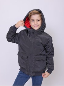 Resim PIQUE ÇOCUK MONT Kapüşonlu Erkek Çocuk Mont 