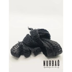 Resim Nurbağ Dokuma Spor Ayakkabı Siyah Zırh Bağcık 120 cm 1 Çift BS73 