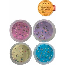 Resim Rengarenk Süslü Slime Hayvan Figürlü Sılaym Ele Yapışmayan Slaym Oyun Hamuru 