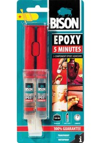 Resim Bison Epoxy Rapid 5 Dakika Epoksi Yapıştırıcı 24ML 