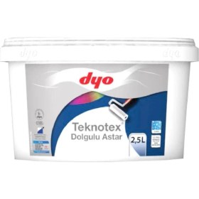 Resim Dyo Teknotex Dolgulu Dış Cephe Astarı 2,5 Litre Beyaz 