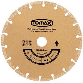 Resim Büro İş Matkap Takımı İçin 180x22 Çok Amaçlı Elmas Kesici Disk 