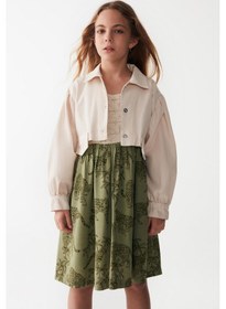 Resim Nk Kids Kız Ceket 24ynk36704 Yeşil 