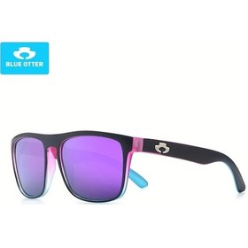 Resim Willowhaven Siyah Mor Polarize Blue Otter Spor Güneş Gözlüğü, Balıkçılık, Golf, Koşu, Günlük Kullanım 